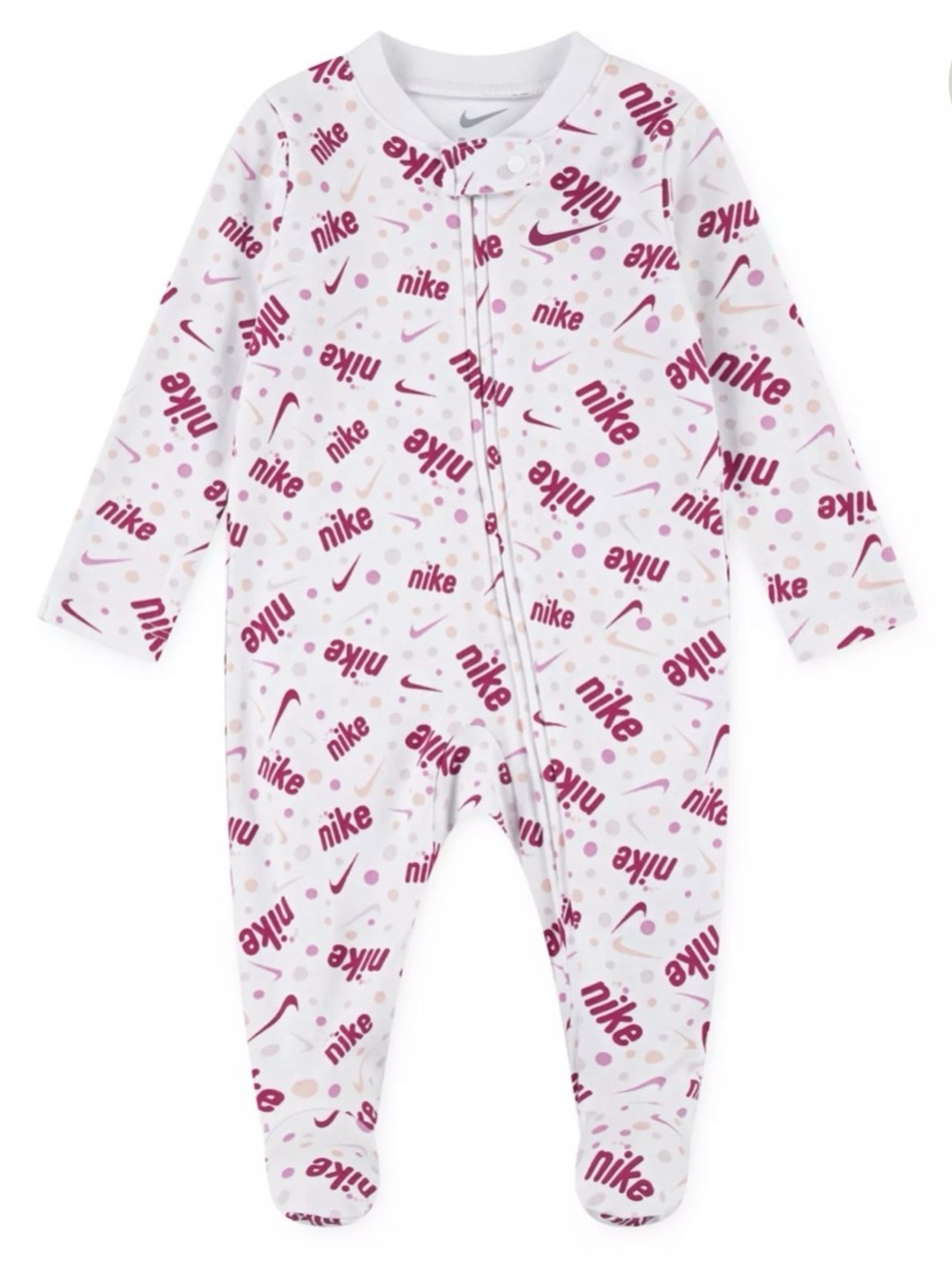 Baby Nike Play For All All-Over Print Footed Coveralls Size 6 months NWT